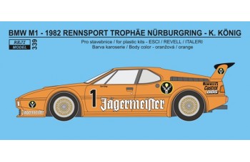 Decal - BMW M1 Nürburgring Supersprint 1981 - König 1/24